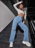 Funky Western Jeans