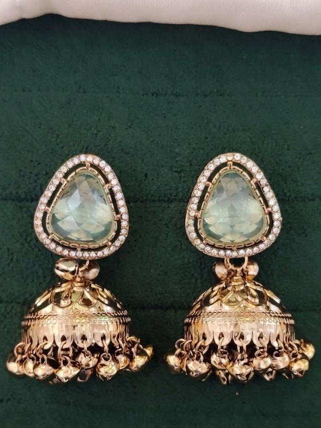 Antique Gold Jhumkas