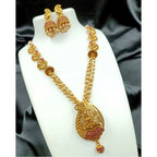 Heirloom Lakshmi Long Haar Necklace Set