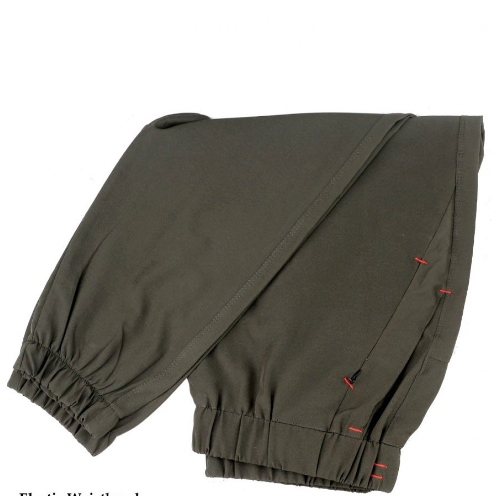 Men's Dark Green Track Pants