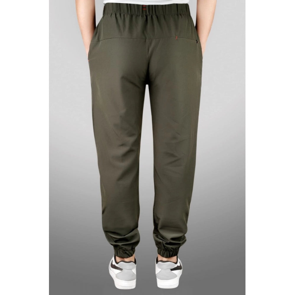 Men's Dark Green Track Pants