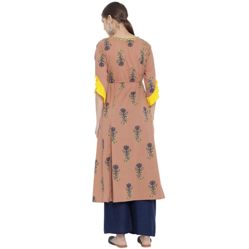 Multicolor Floral Cotton Kurti