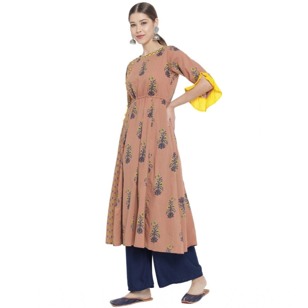 Multicolor Floral Cotton Kurti
