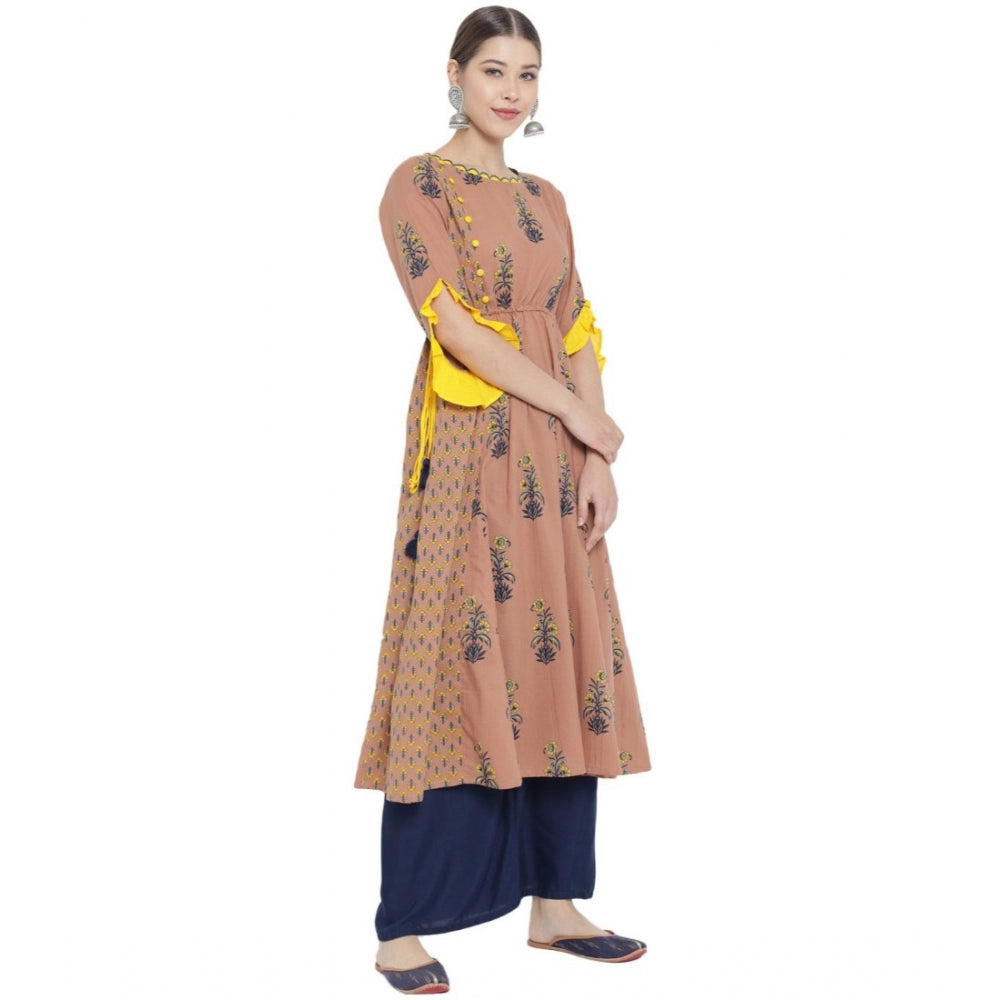 Multicolor Floral Cotton Kurti