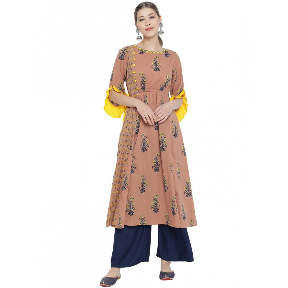 Multicolor Floral Cotton Kurti