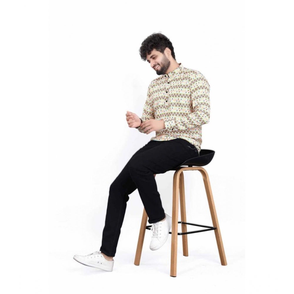 Multicolor Cotton Blended Shortkurta