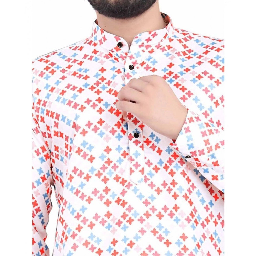 Printed Shortkurta (Multicolor)