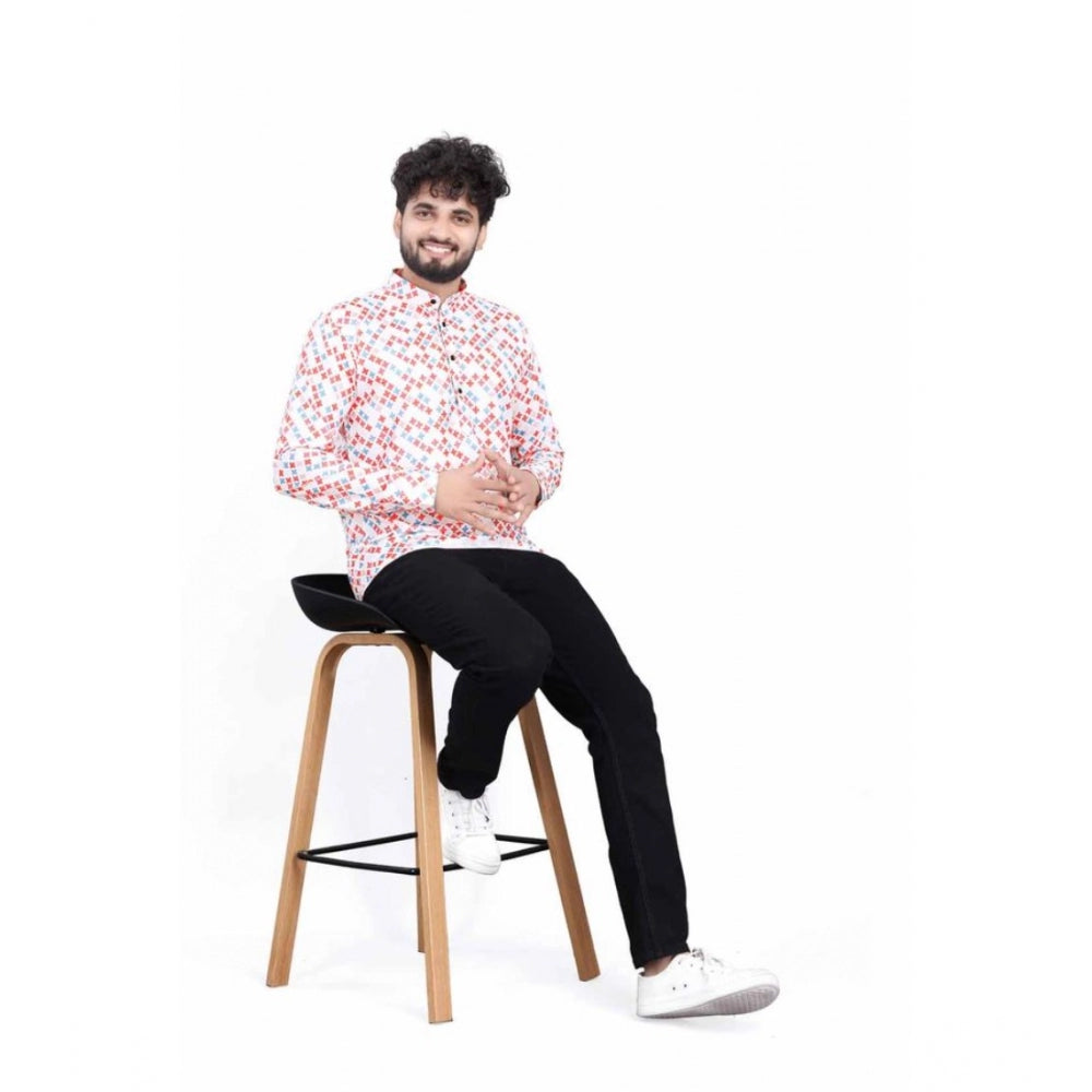 Printed Shortkurta (Multicolor)