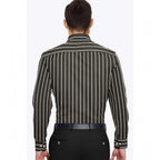 Cotton Blended Striped Full Sleeve Shirt