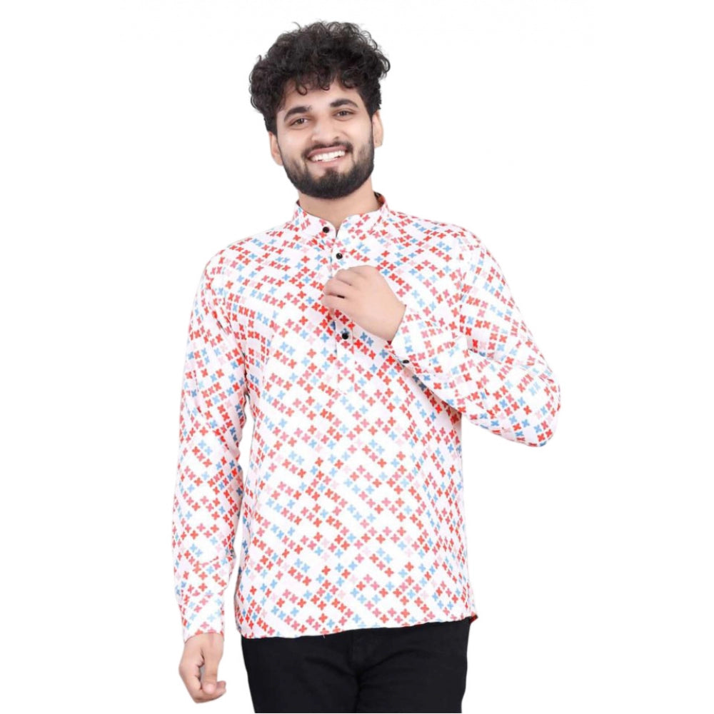 Printed Shortkurta (Multicolor)