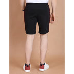 Men's Black Striped Casual Shorts