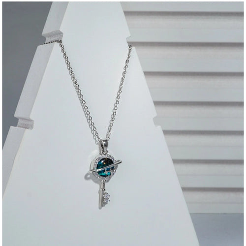 Cosmic Key Pendant Necklace