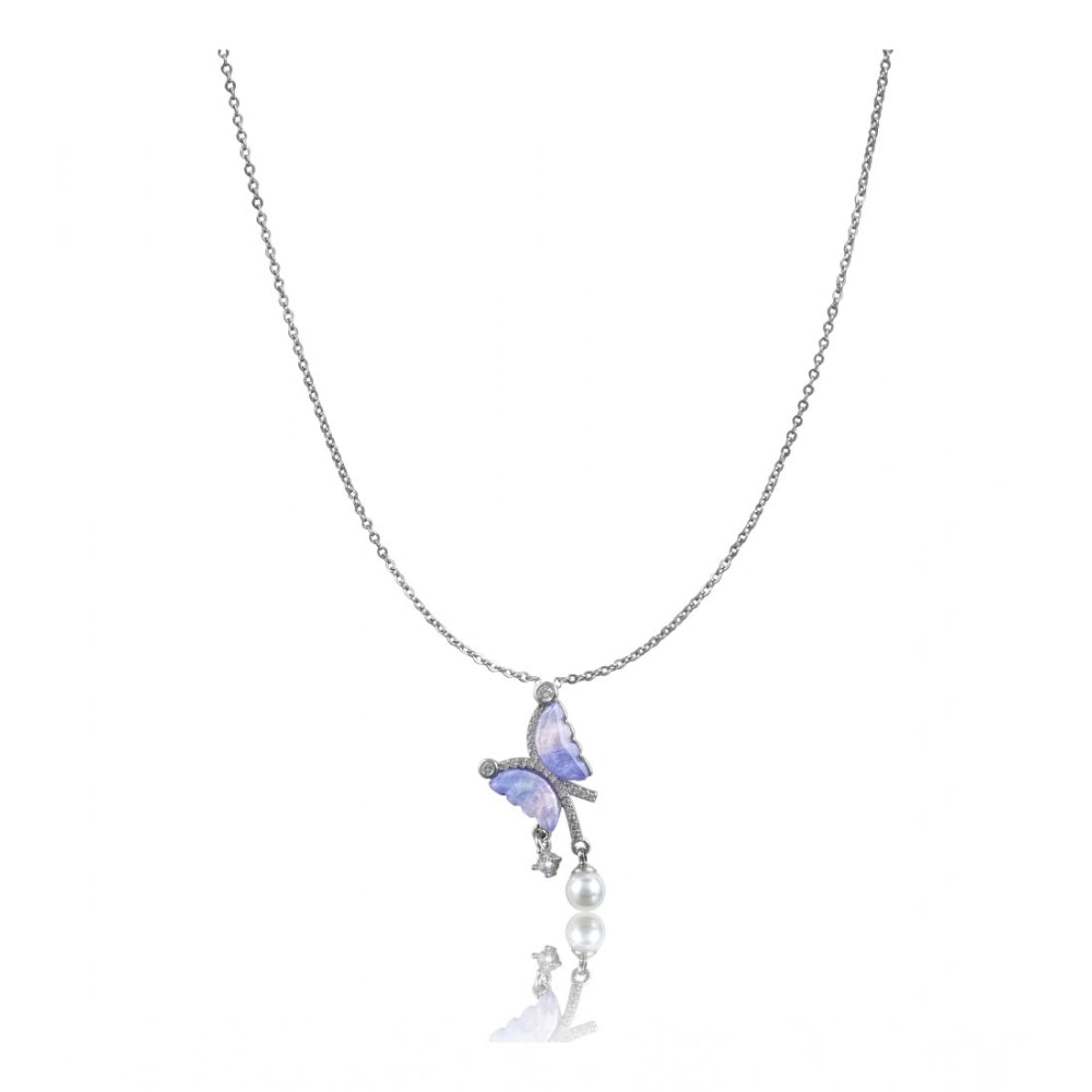 Aurora Wing Butterfly Pendant Chain
