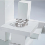 Helix Knot Diamond Multi-Band Ring