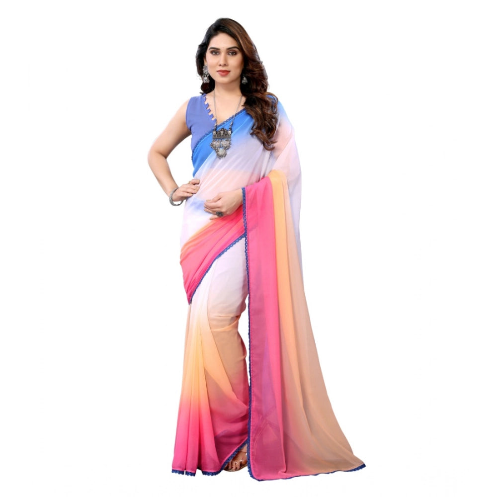 Ombre Chiffon Saree