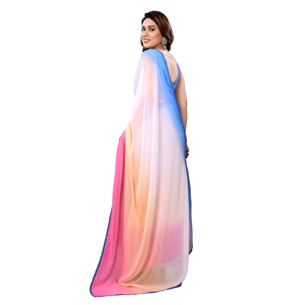 Ombre Chiffon Saree