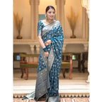 Rama Silk Printed Saree