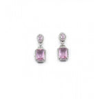 Blush Pink Drop Earrings