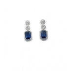 Saphire Blue Drop Earrings