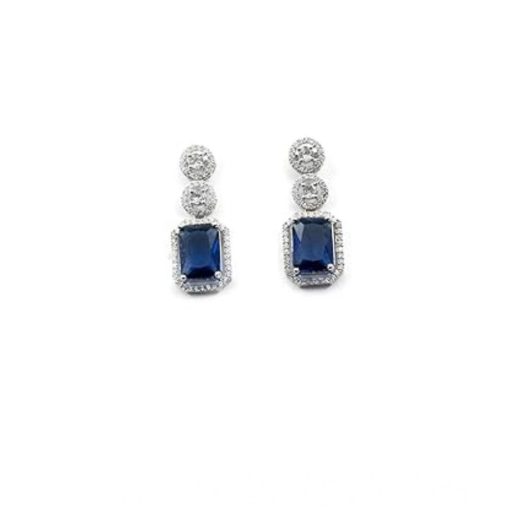 Saphire Blue Drop Earrings