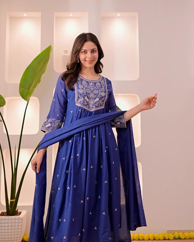 Sapphire Noor Anarkali Set