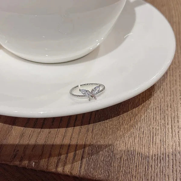 Graceful Butterfly Ring