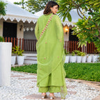 Green Grace Kurti Set