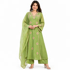 Green Grace Kurti Set