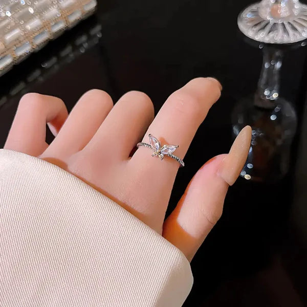 Graceful Butterfly Ring