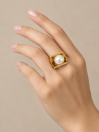 Pearl Luxe Gold Ring