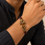 Trishul Om Rudraksha Bracelet