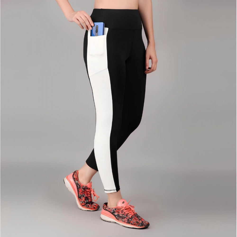 Black Ankle length High Waisted Tights