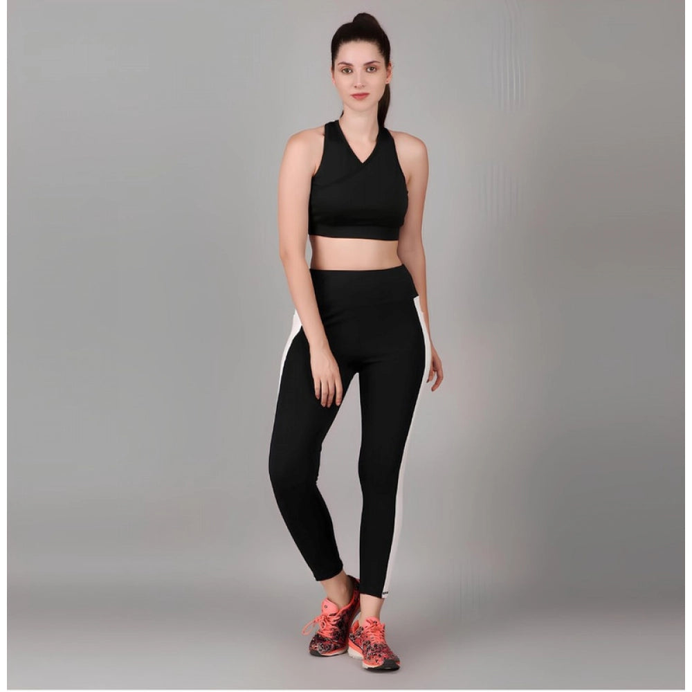 Black Ankle length High Waisted Tights