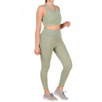Sea Green Ankle length High Waisted Tights
