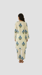 Beige Print Co-Ord Set