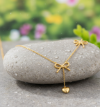 Bow and Heart Chain