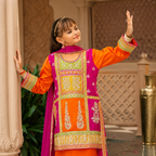 Vibrant Printed Sharara Suit Set