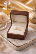 Golden Bae Bow Ring