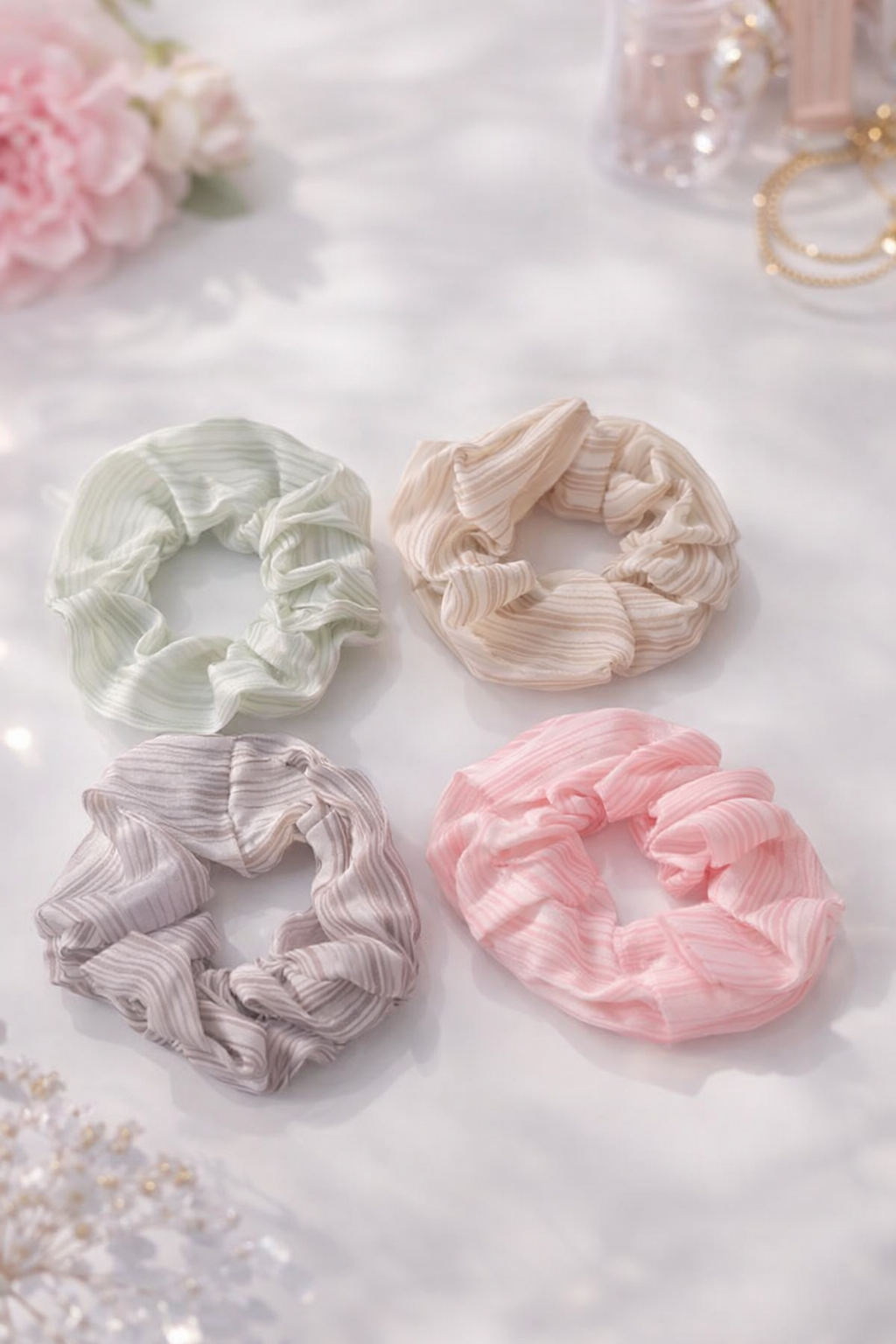 Textured Hair Scrunchies
