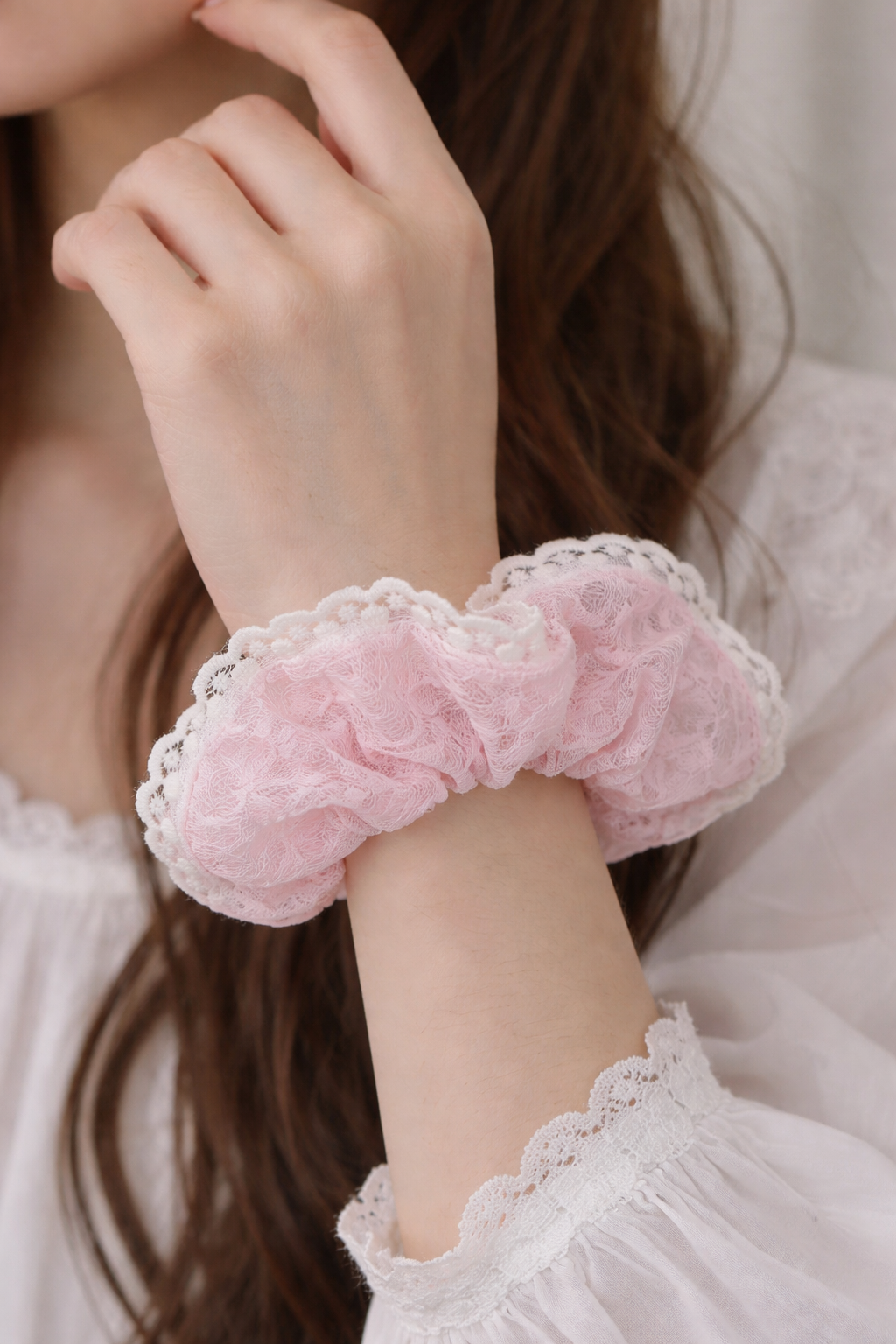 Chic Lace & Satin Bow Hair Set