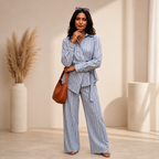 Striped Wrap Co-ord Set