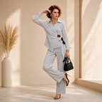 Striped Wrap Co-ord Set