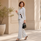 Striped Wrap Co-ord Set