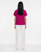 Asymmetric Pink Top
