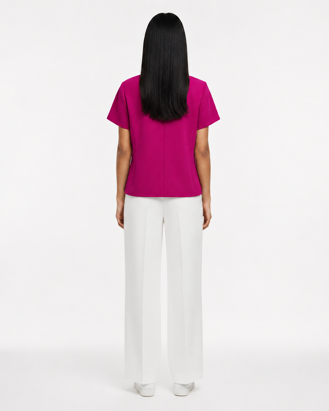 Asymmetric Pink Top