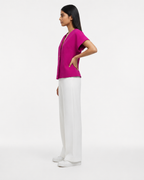 Asymmetric Pink Top