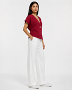 Asymmetric Red Top