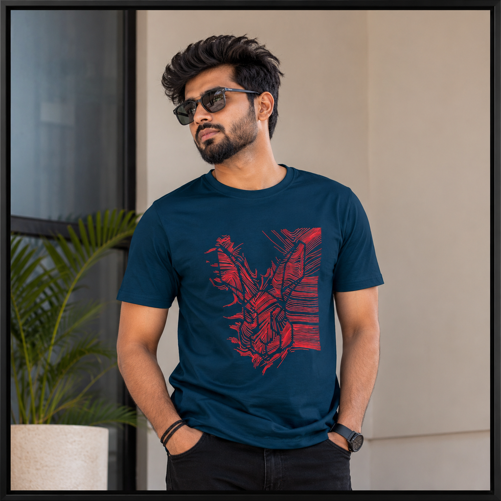 Rare rabbit graphic print T-shirt