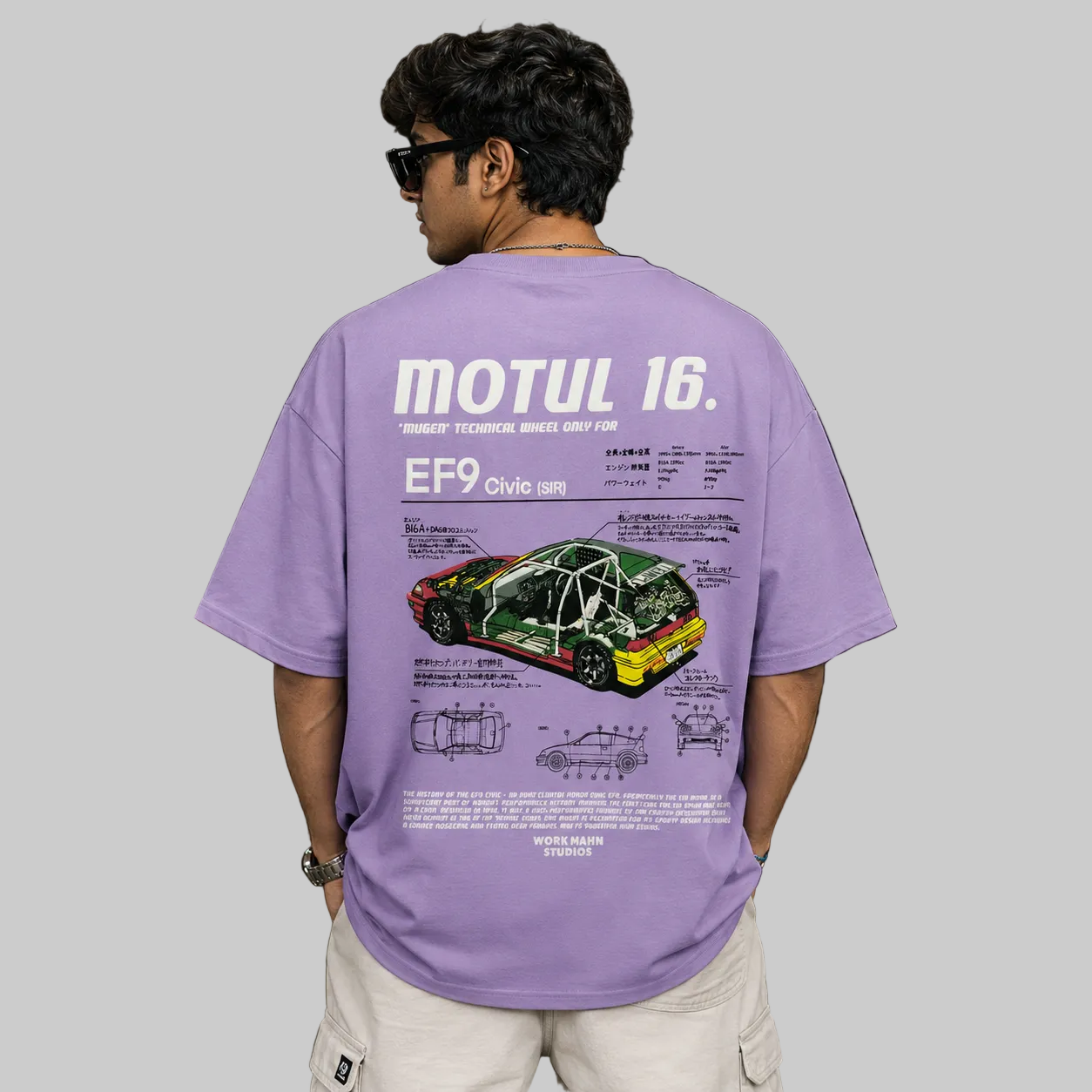 Motul 16 Oversized Graphic Tee