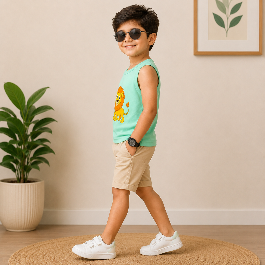 Lion Sleeveless T-Shirt